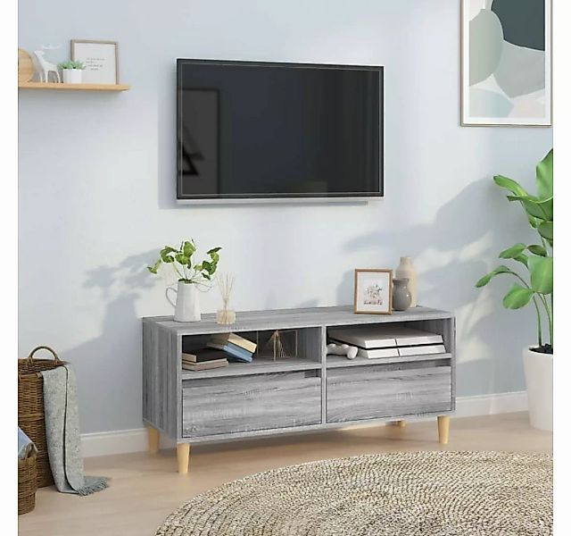 vidaXL TV-Schrank TV-Schrank Grau Sonoma 100x34,5x44,5 cm Holzwerkstoff (1- günstig online kaufen