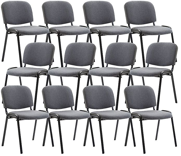CLP Besucherstuhl Ken Stoff (12er Set), günstig online kaufen