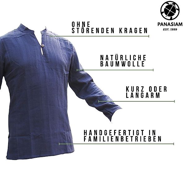 PANASIAM Langarmhemd Fischerhemd Ben aus hochwertiger günstig online kaufen