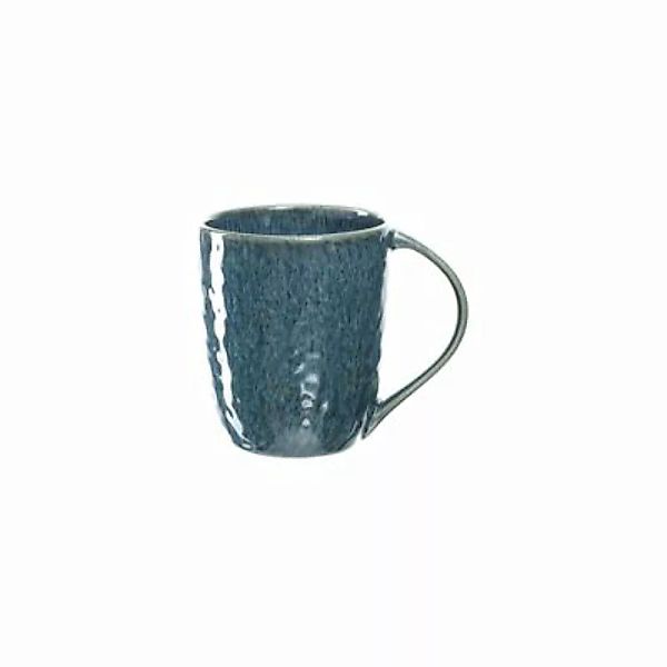 LEONARDO MATERA Keramikbecher 430 ml blau Kaffeebecher günstig online kaufen