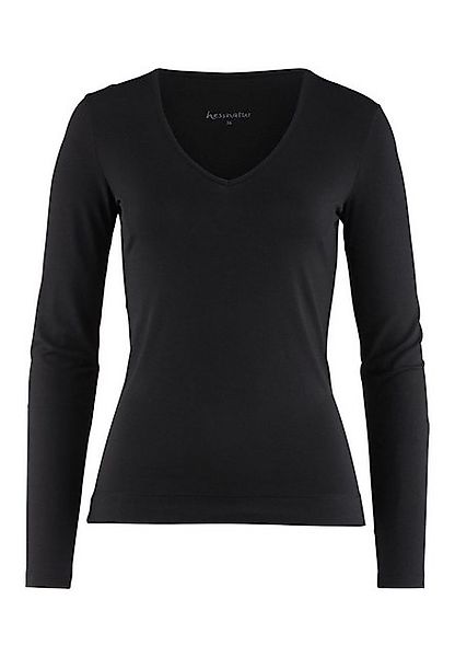 Hessnatur T-Shirt V-Neck aus TENCEL™Modal (1-tlg) günstig online kaufen