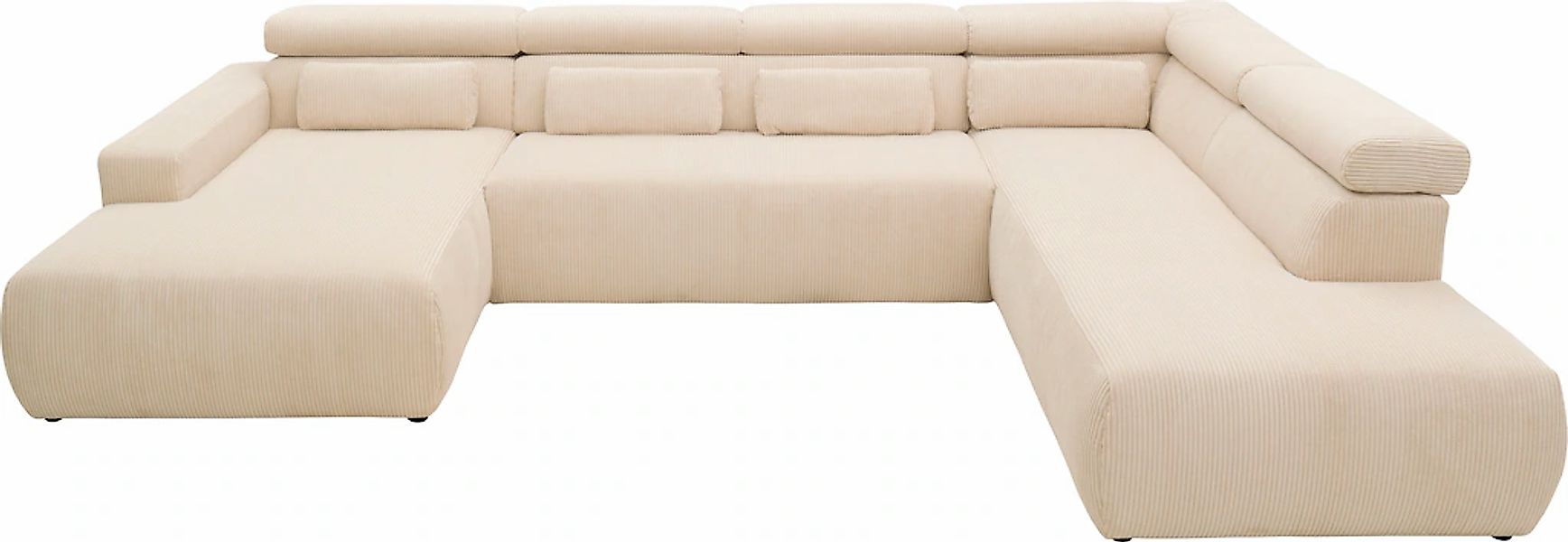 DOMO collection Wohnlandschaft "Brandon, whlw. mit Sitztiefenverstellung, w günstig online kaufen