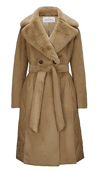 Milestone Fellimitatmantel MSAnthea 2-reihiger Mantel aus Kunstpelz-Stepp-M günstig online kaufen