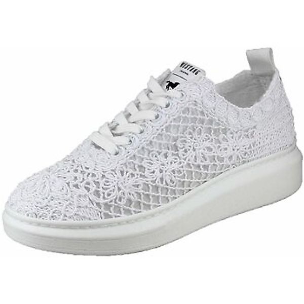 Mustang Plateau Sneaker Damen weiß günstig online kaufen