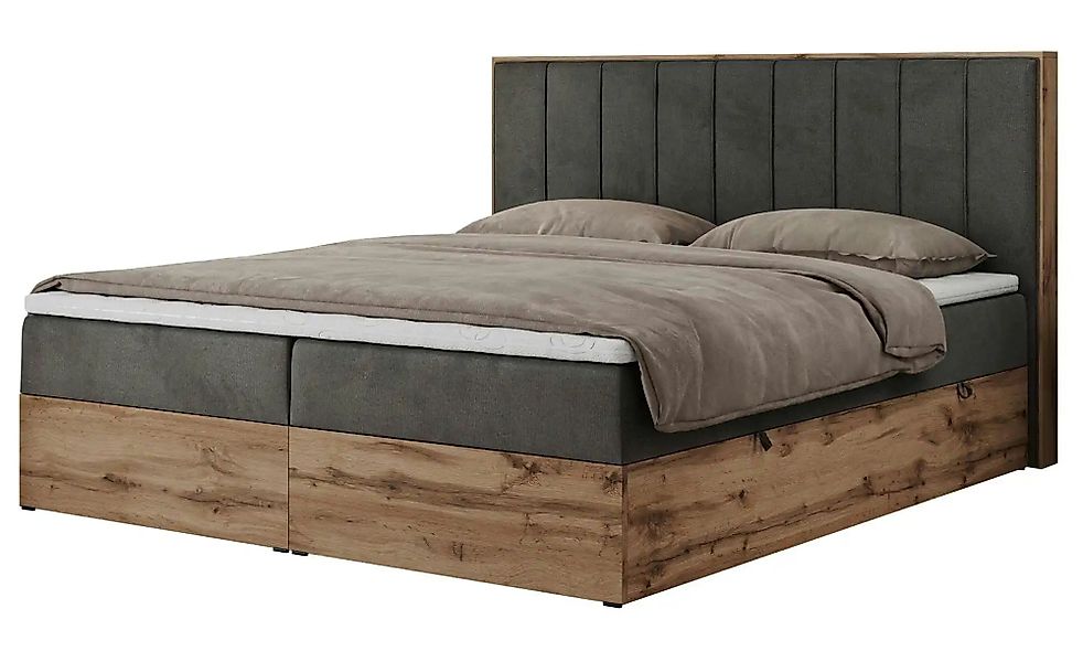 Boxbett mit Bettkasten Bellissimo ¦ grau ¦ Maße (cm): B: 168 H: 115 Betten günstig online kaufen