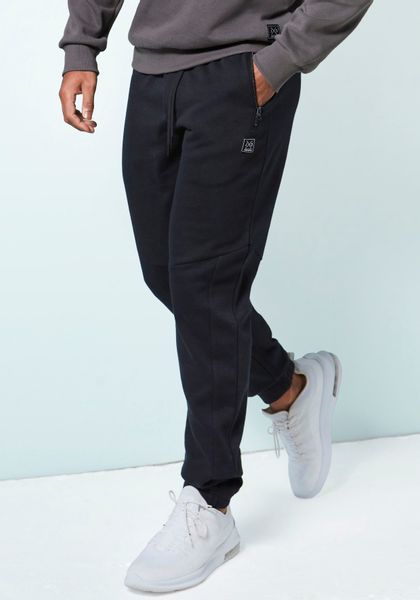 John Devin Sweathose Jogginghose mit seitlichen Taschen und Bindeband aus B günstig online kaufen