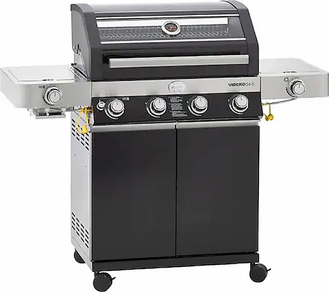 RÖSLE Gasgrill »BBQ-Station VIDERO, 25524«, G4-S Schwarz, 4 Brenner, extra günstig online kaufen