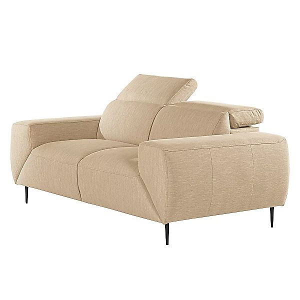 home24 Norrwood Sofa Toolo 2-Sitzer Beige Webstoff 194x74x108 cm günstig online kaufen