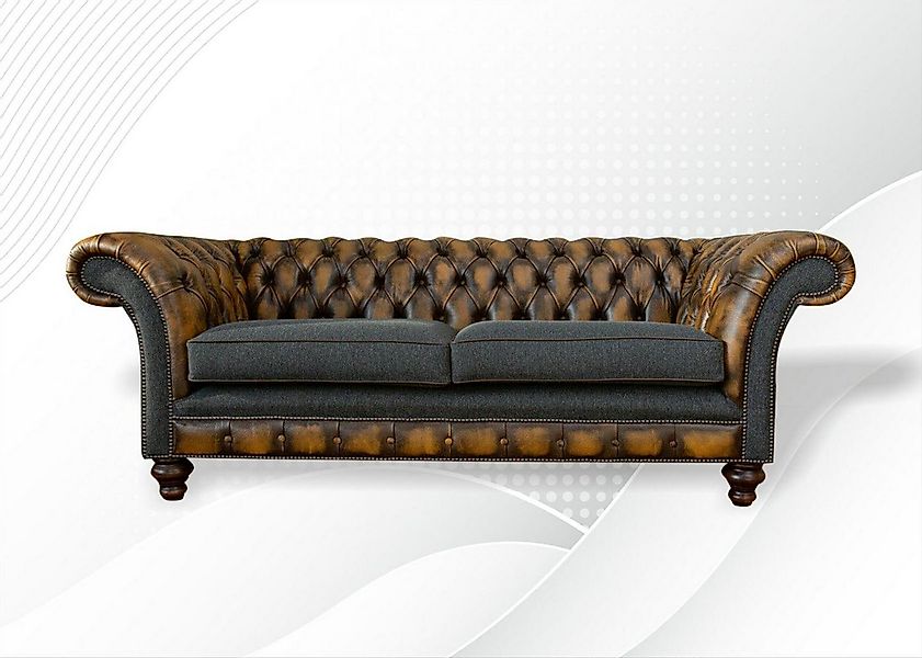 JVmoebel Chesterfield-Sofa Chesterfield Sofa hochwertig handgefertigt aus H günstig online kaufen