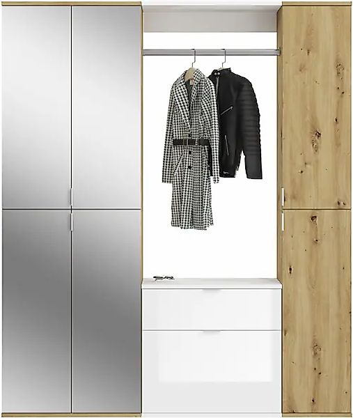 INOSIGN Garderoben-Set »Trondheim, Breite 152 cm, 5-teilig, bestehend aus:« günstig online kaufen