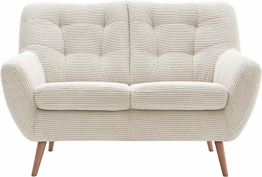 exxpo - sofa fashion 2-Sitzer »Scandi, bequem, aufwendige Rückenpolsterung günstig online kaufen