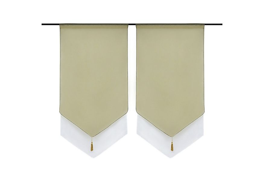 Joyswahl Scheibengardine (1 St), Stangendurchzug, halbtransparent, Voile Bi günstig online kaufen