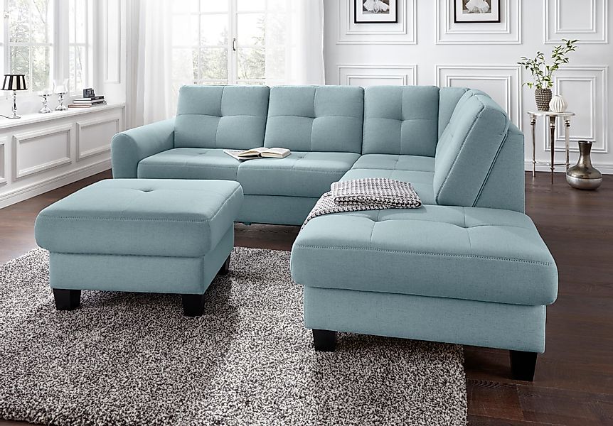 sit&more Ecksofa Varese L-Form, mit Federkern, günstig online kaufen