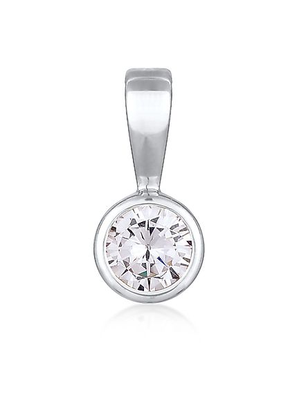 Nenalina Kettenanhänger Solitär Zirkonia Damenkette Basic günstig online kaufen
