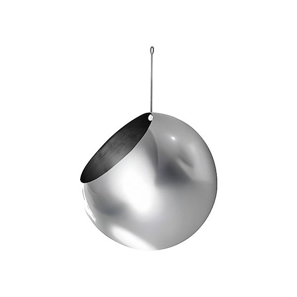 AYTM Blumentopf Globe, hängend, Ø 21 cm, silber, Edelstahl günstig online kaufen