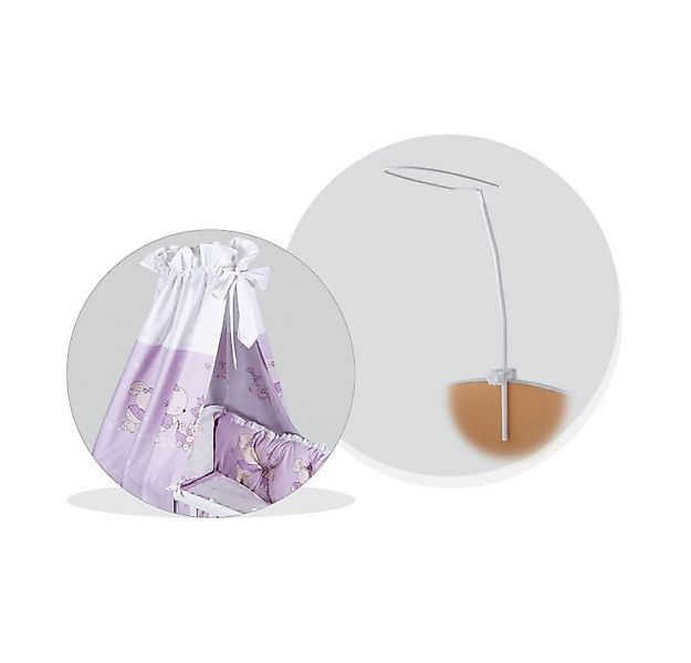Lorelli Betthimmel Babybett Himmelstange, 17 x 4 x 167 cm, Himmel-Halterung günstig online kaufen