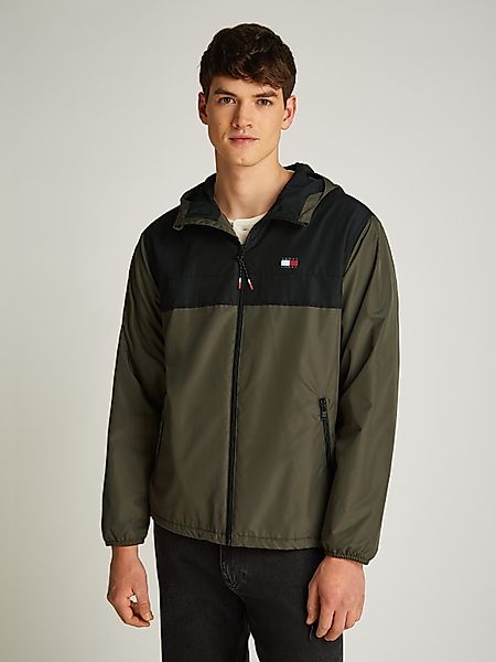 Tommy Jeans Windbreaker "TJM FLEECE LINED CHICAGO JACKET" mit Kapuze mit Fl günstig online kaufen