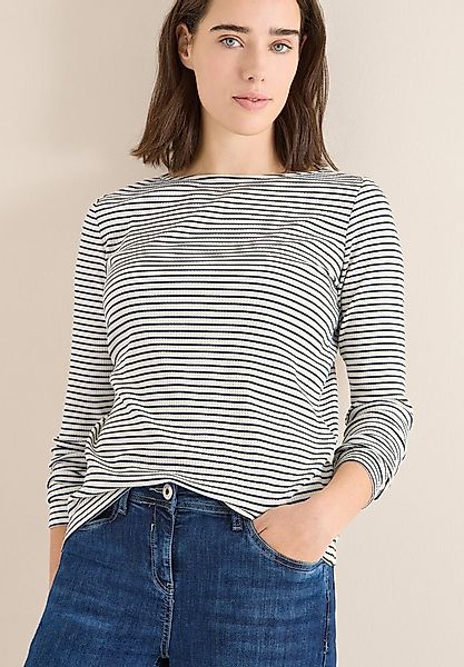 CECIL Langarmshirt mit Streifen-Muster günstig online kaufen
