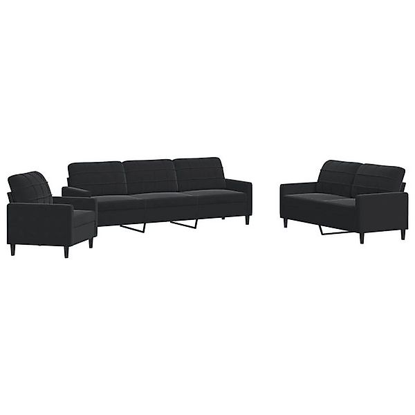 vidaXL Sofa 4-tlg. Sofagarnitur mit Kissen günstig online kaufen