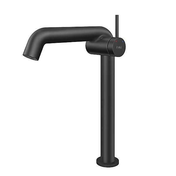 Emke Wasserhahn Bad 332 x 220 x 76 mm Schwarz Matt Wasserhahn Waschtischarm günstig online kaufen