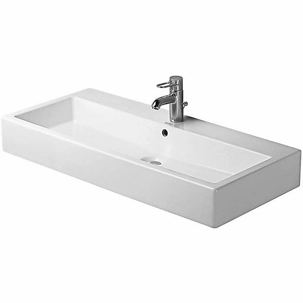 Duravit Einbauwaschbecken Vero 100 cm Weiß 1 Hahnloch WonderGliss günstig online kaufen