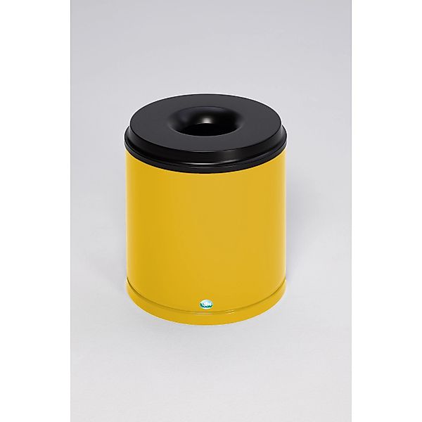 PROREGAL Selbstlöschender Papierkorb 30 Liter HxBxT 40 x 37 x 37 cm Verzink günstig online kaufen