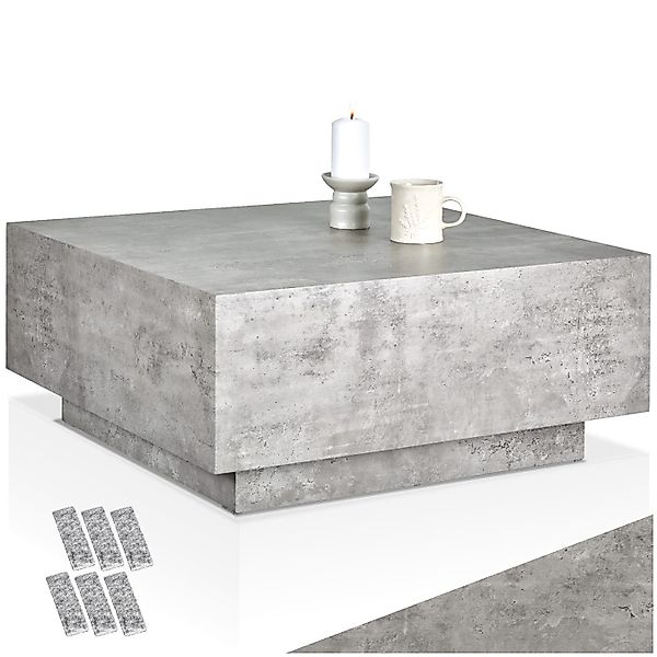 tectake Couchtisch Beistelltisch Lasley mit Standfuß, günstig online kaufen