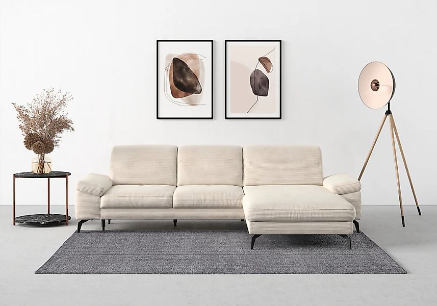 sit&more Ecksofa "Cabana L-Form", Recamiere, wahlweise mit Sitztiefen-, Arm günstig online kaufen