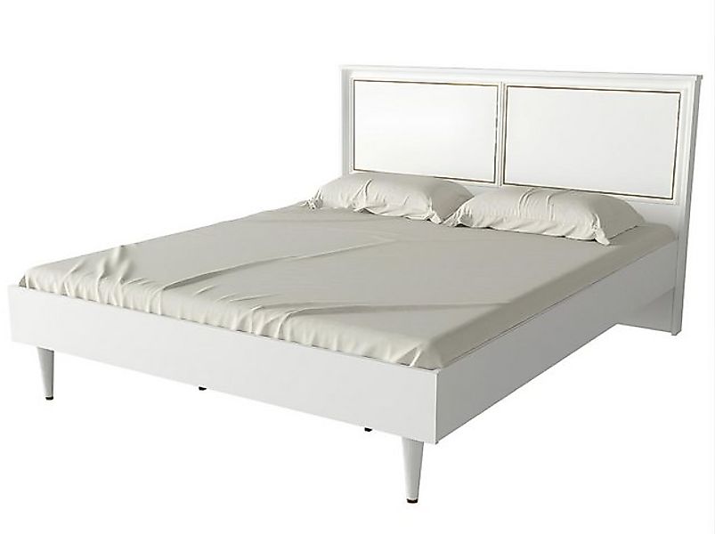 JVmoebel Bett Modernes Polsterbett Bett Betten Bettgestell Doppelbett 160x2 günstig online kaufen