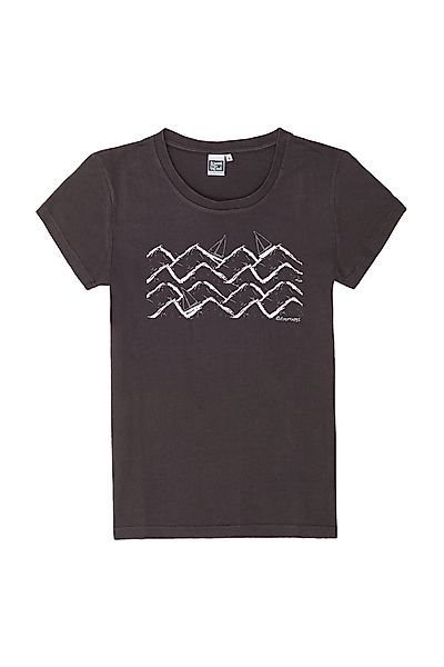 Wellen Und Boote Frauen Basic T-shirt Aus Biobaumwolle / Ilp7 günstig online kaufen