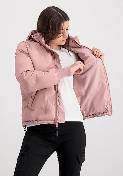 Alpha Industries Winterjacke "Hooded Logo Puffer Women" günstig online kaufen