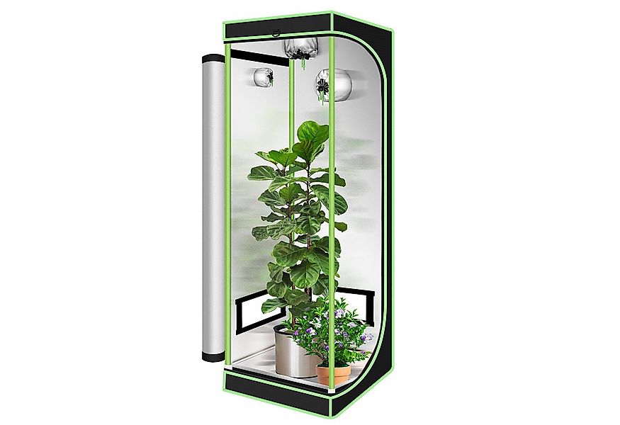 Clanmacy Anlehngewächshaus Growbox Anbau Zelt Growzelt Gewächszelt Zuchtsch günstig online kaufen