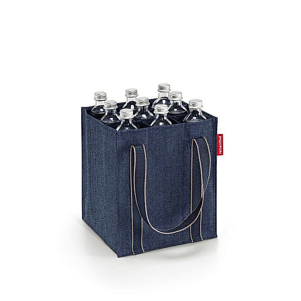 REISENTHEL® Tragetasche bottlebag herringbone dark blue, günstig online kaufen