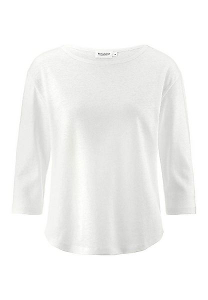 Hessnatur T-Shirt aus Leinen mit reiner Bio-Baumwolle (1-tlg) günstig online kaufen