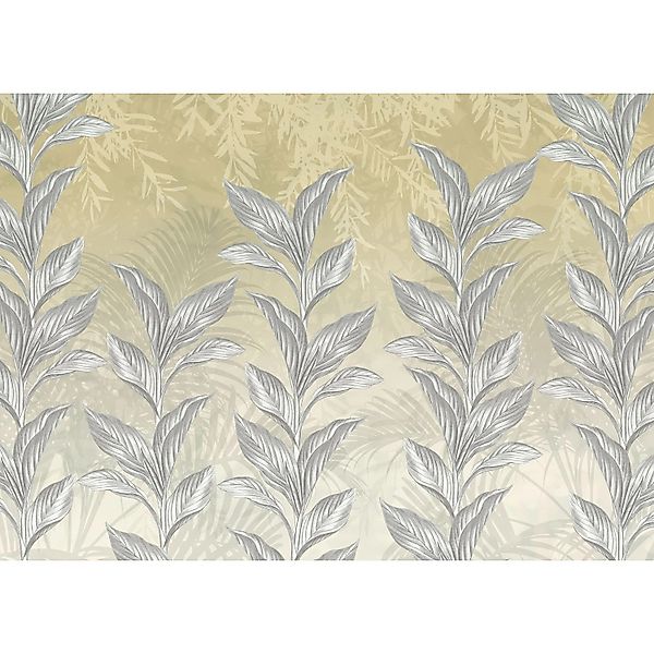 Komar Fototapete Spring Frost Grau und Beige 350 x 250 cm 610021 günstig online kaufen