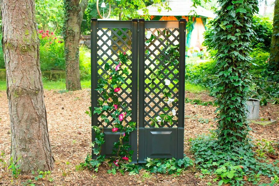 KHW Spalier BxTxH: 43x6x140 cm, anthrazit günstig online kaufen