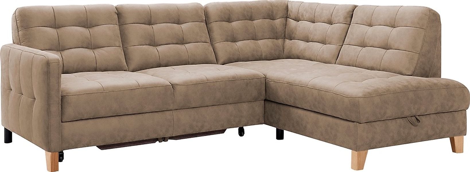 exxpo - sofa fashion Ecksofa "Elio, kompakt & bequem, zeitloses Design, Bre günstig online kaufen