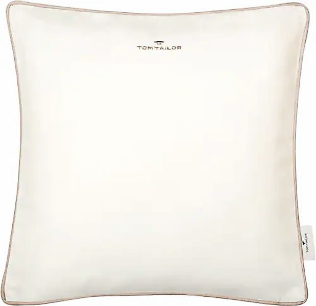 TOM TAILOR HOME Dekokissen »Dove Signature«, mit Paspel, Kissenhülle ohne F günstig online kaufen