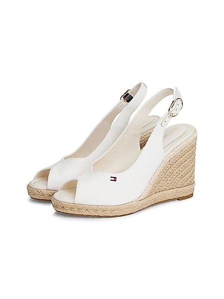 Tommy Hilfiger FLAG HIGH WEDGE ESPAD SLINGBACK High-Heel-Sandalette Keilsan günstig online kaufen