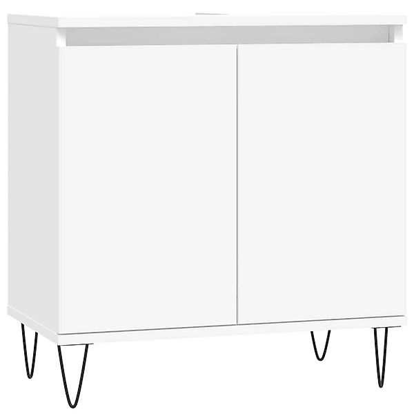 vidaXL Badezimmerschrank Weiß 58x33x60 cm Holzwerkstoff 831580 günstig online kaufen