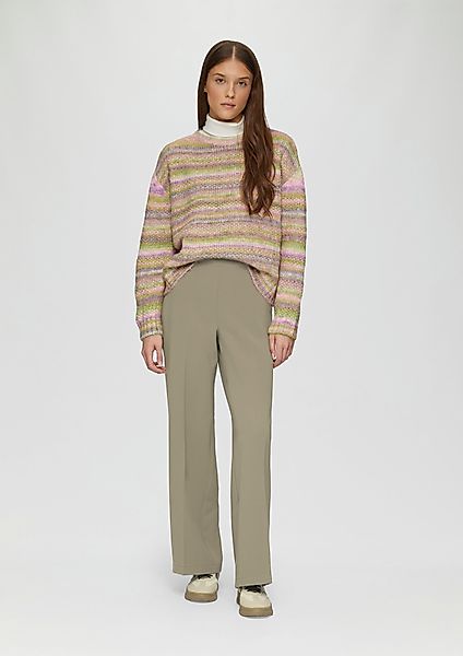 s.Oliver Stoffhose Wide-Leg-Hose mit elastischem Bund günstig online kaufen