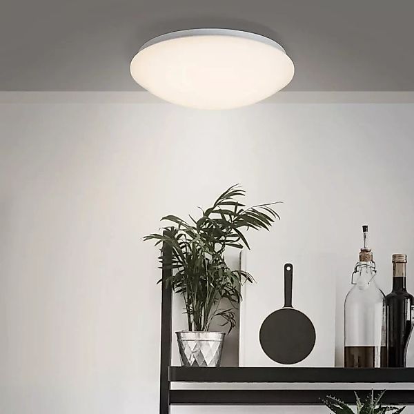 LED Deckenleuchte Fakir in Weiß 12W 1300lm mit Bewegungsmelder günstig online kaufen