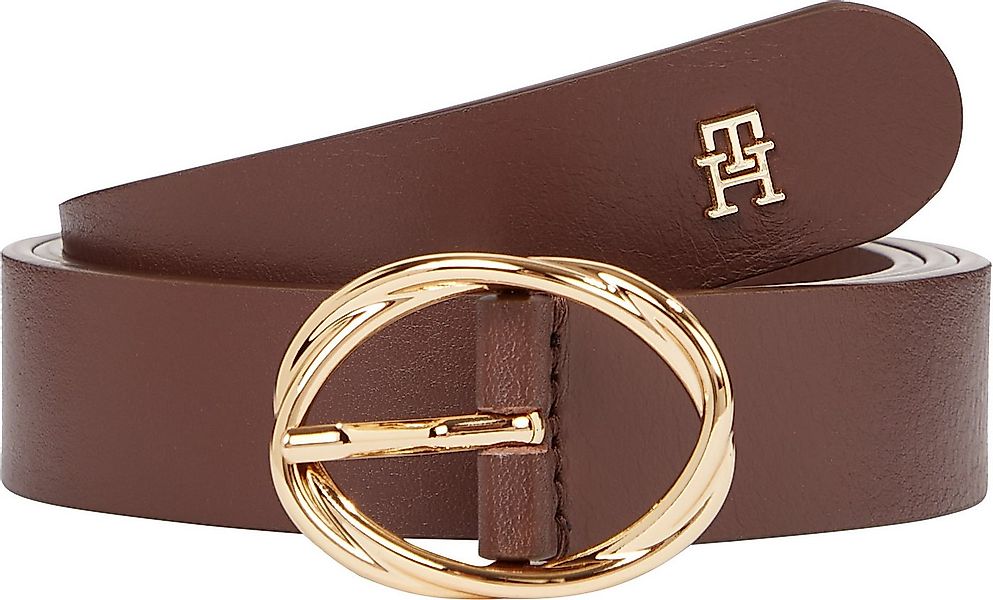 Tommy Hilfiger Ledergürtel TH CHIC 2.5 cm breit Größenverstellbar günstig online kaufen