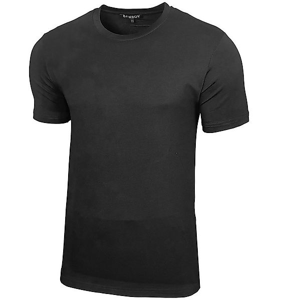 Baxboy T-Shirt Baxboy Herren Uni Basic Kurzarm Slim Fit T-Shirt B-55 günstig online kaufen