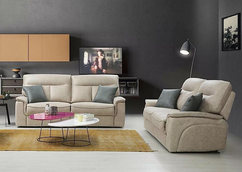 JVmoebel Sofa Set Dreisitzer Couch Garnitur Design Modern Wohnzimmer, 2 Tei günstig online kaufen