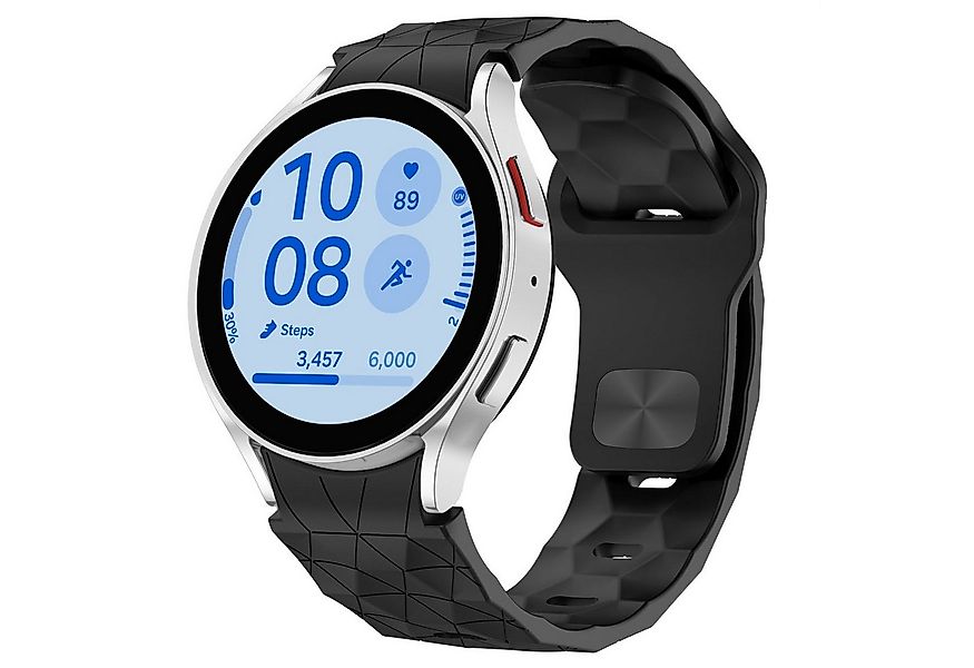 Wigento Smartwatch-Armband Für Samsung Galaxy Watch FE / 6 / 5 / 4 40mm Sil günstig online kaufen