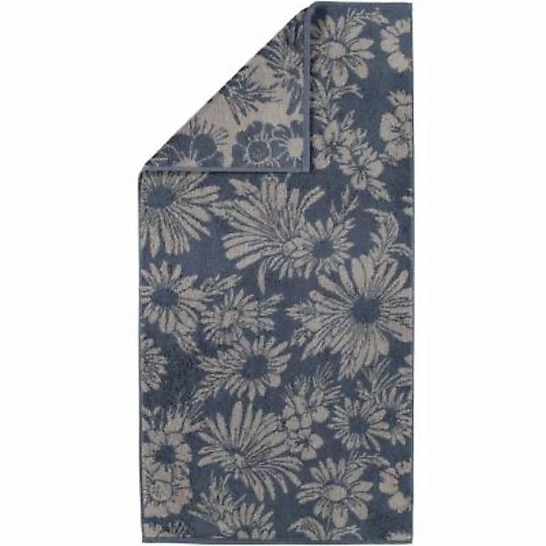 Cawö Handtücher Two-Tone Edition Floral 638 nachtblau - 10 Handtücher Gr. 5 günstig online kaufen