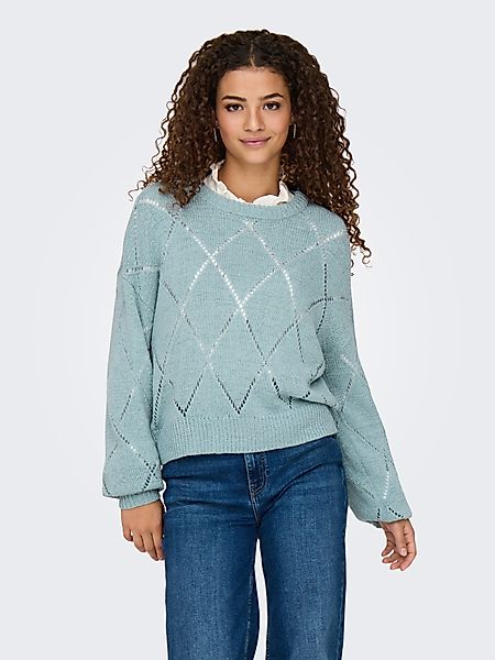 ONLY Strickpullover ONLGEENAS LS STRUCTURE O-NECK günstig online kaufen