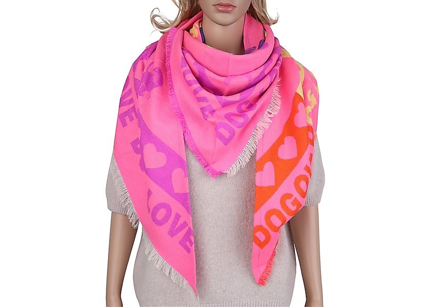 MIRROSI Dreieckstuch weicher und warmer XXL Dreiecksschal ca.190x95 cm, (ca günstig online kaufen