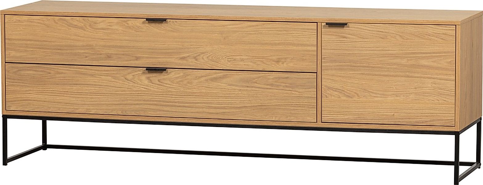 WOOOD TV-Board "Silas", Kommode, 2 Schubladen und 1 Tür, viel Stauraum günstig online kaufen